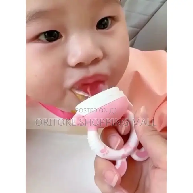 2 In 1 Infant Fruit Teething Teether Toy Fresh Fruit Sucker