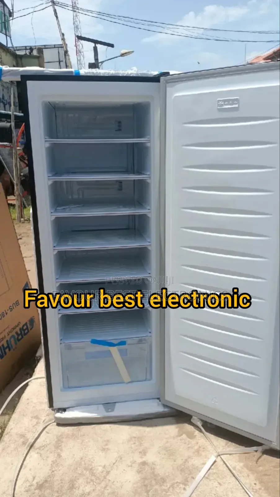 New Bruhm Standing Freezer 7 Steps for Business External