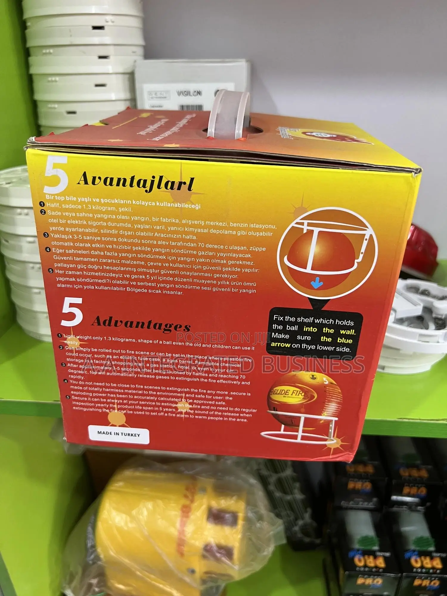 Automatic Fire Extinguisher Ball