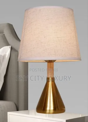 Preston Rubberwood Table Lamp Light