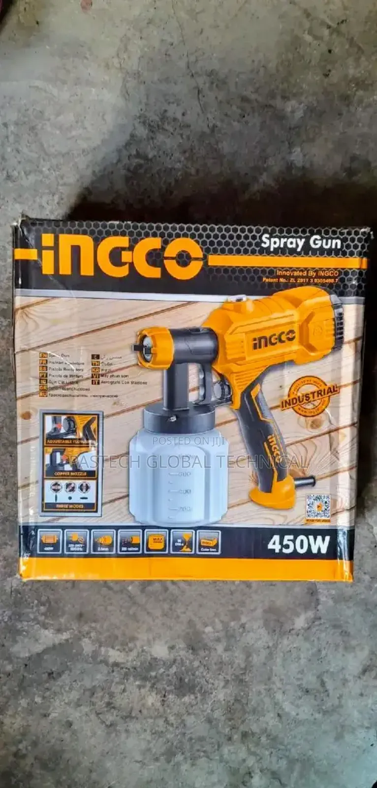 INGCO Electric Spray Gun Machine (450W)