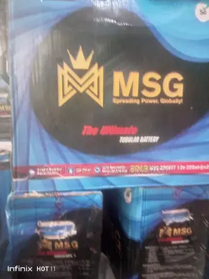 220ah Tubular Battery MSG With 2 Years Warranty.