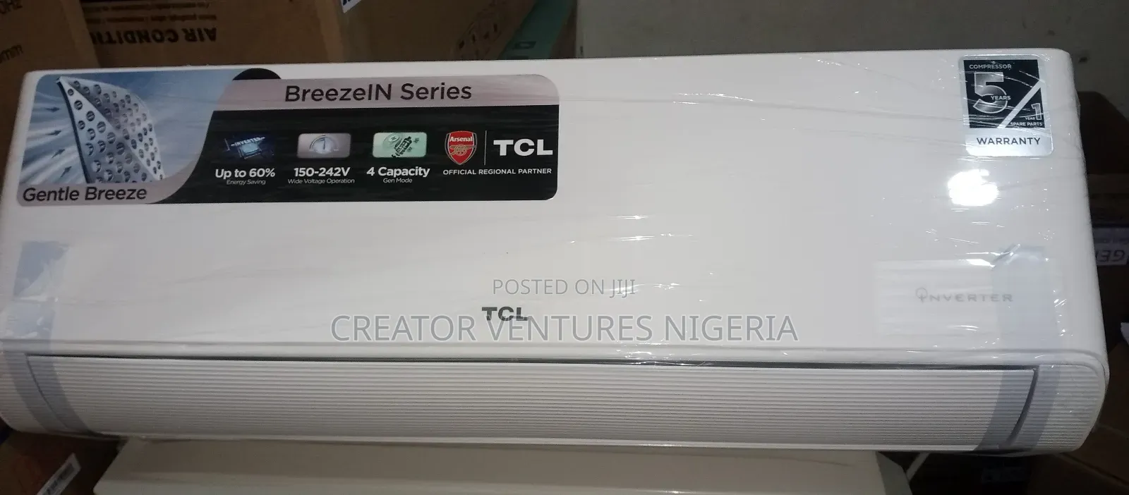 TCL Inverter Split Unit AC Fully Copper,Fast Cooling.