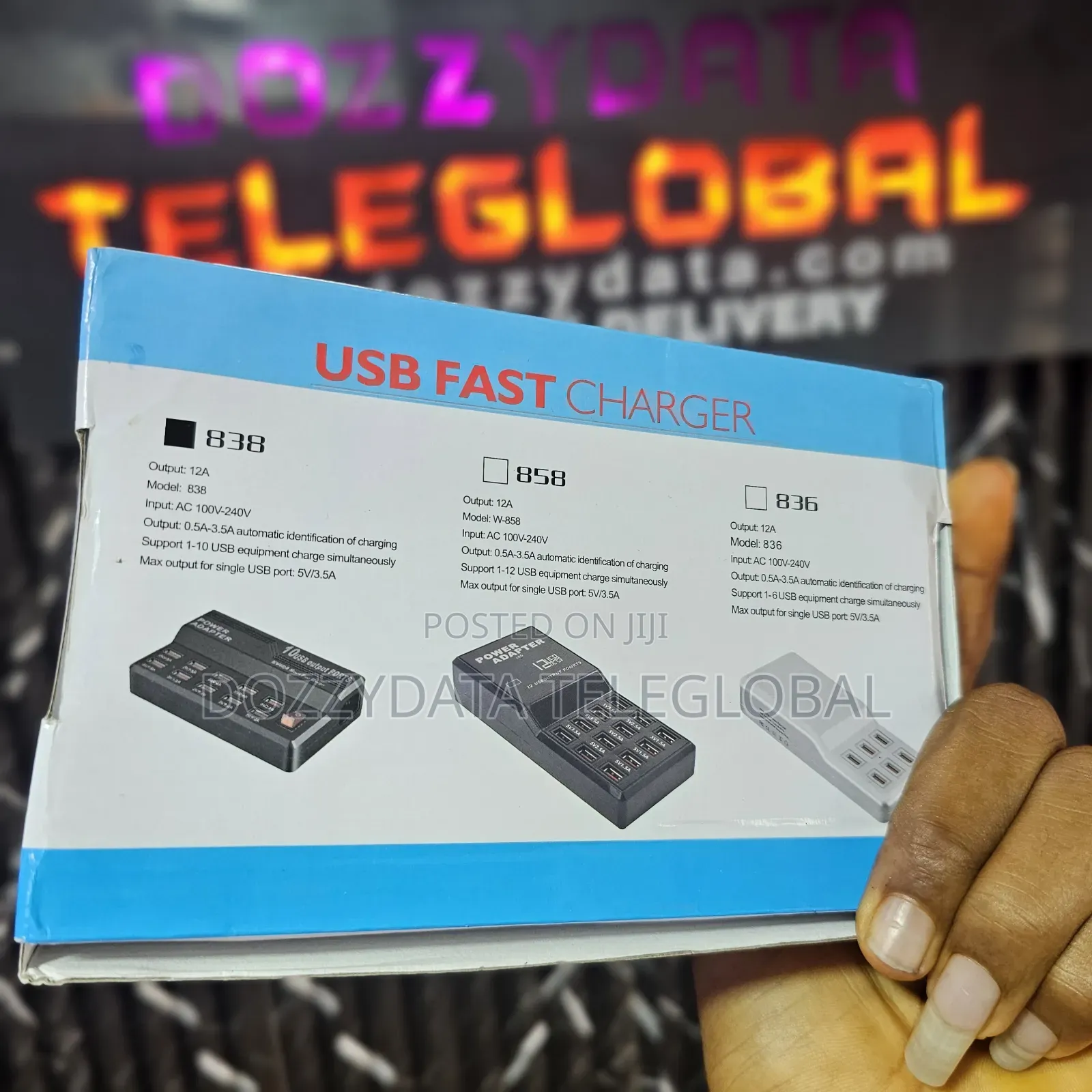10 Usb Fast Charger Hub