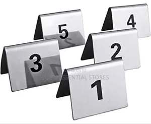 Stainless Steel Table Numbers Stand 1-100 Mostly Used