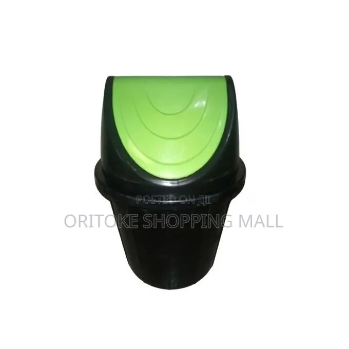 Plastic Waste Bin With Swing Cover- 21litres