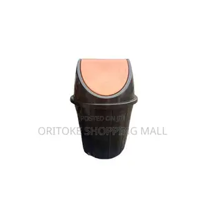 Plastic Waste Bin With Swing Cover- 21litres