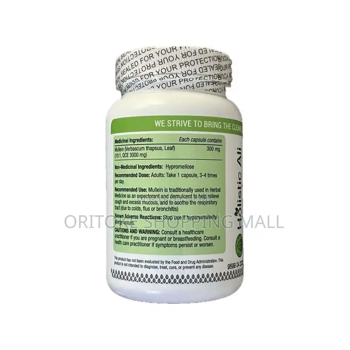 Holistic Ali Mullein Leafcap 120 Caps Lung Respiratorytract
