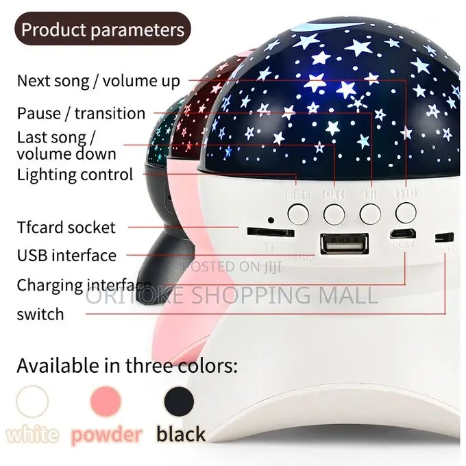 Night Light Projector Sky Rechargeable Star Led for Bedroom