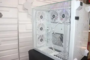 Snow White Computer Gaming Case With 6 RGB Fans