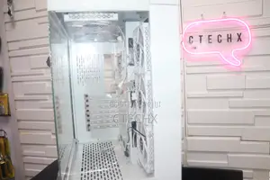 Snow White Computer Gaming Case With 6 RGB Fans