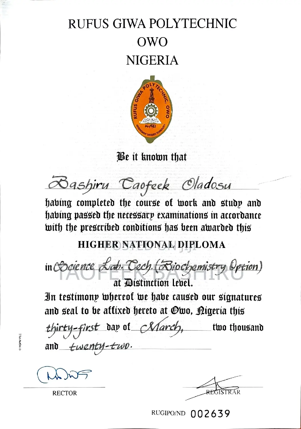I'm Looking for Employment Opportunity (Driving and Others)