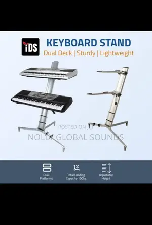 Professional Double Keyboard Stand, Heavy Duty