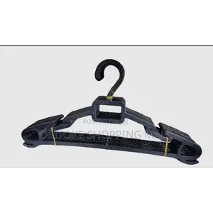 Plastic Hanger Set of 12-Black
