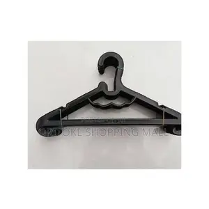 Plastic Hanger Set of 12-Black