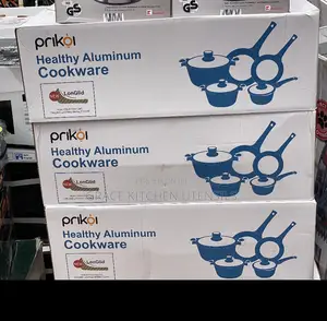 Prikoi Non Stick Marble Cookware Set