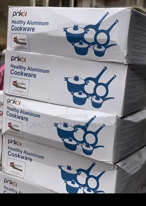Prikoi Non Stick Marble Cookware Set