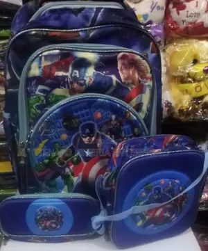 3 in 1 Trolley School Bag