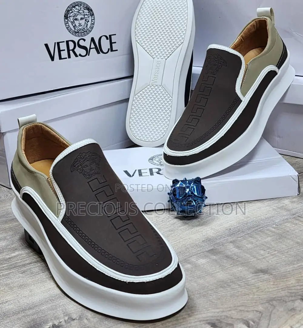 Men's Versace Suede Loafers