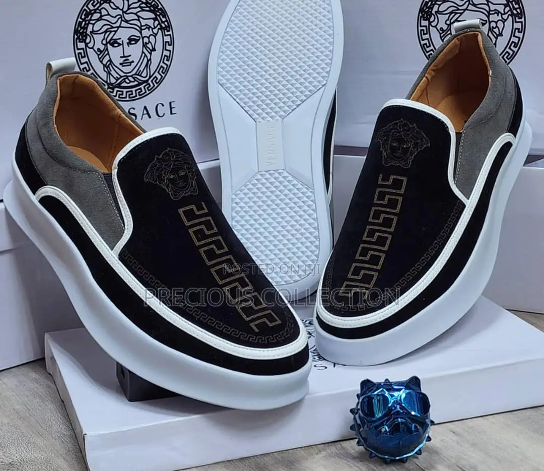 Men's Versace Suede Loafers