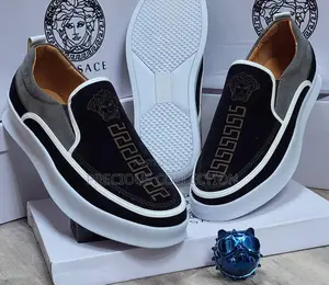 Men's Versace Suede Loafers