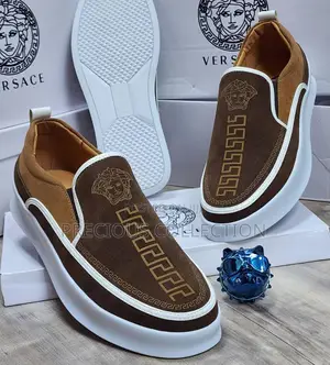 Men's Versace Suede Loafers