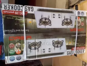 Qasa 2 Burner Cabinet Stainless Steel Gas Cooker