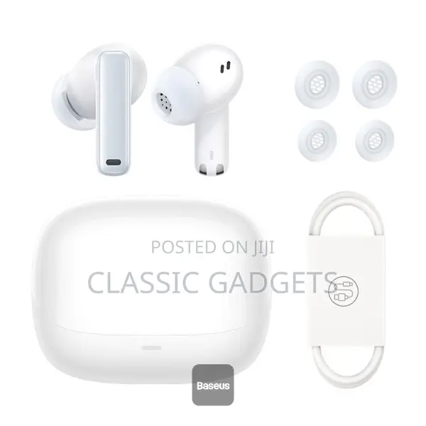 Baseus Bowie M2s True Wireless Earphones - Moon White