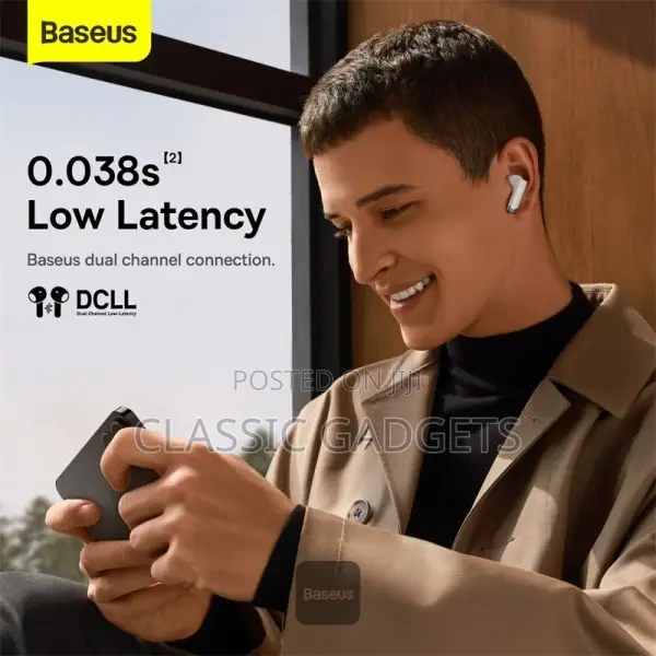 Baseus E9 True Wireless Earphones Bowie —White