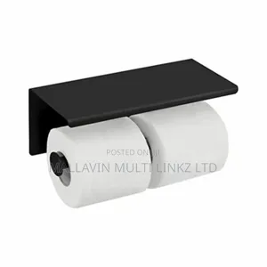 Double Tissue Holder With Phone Storage Holder