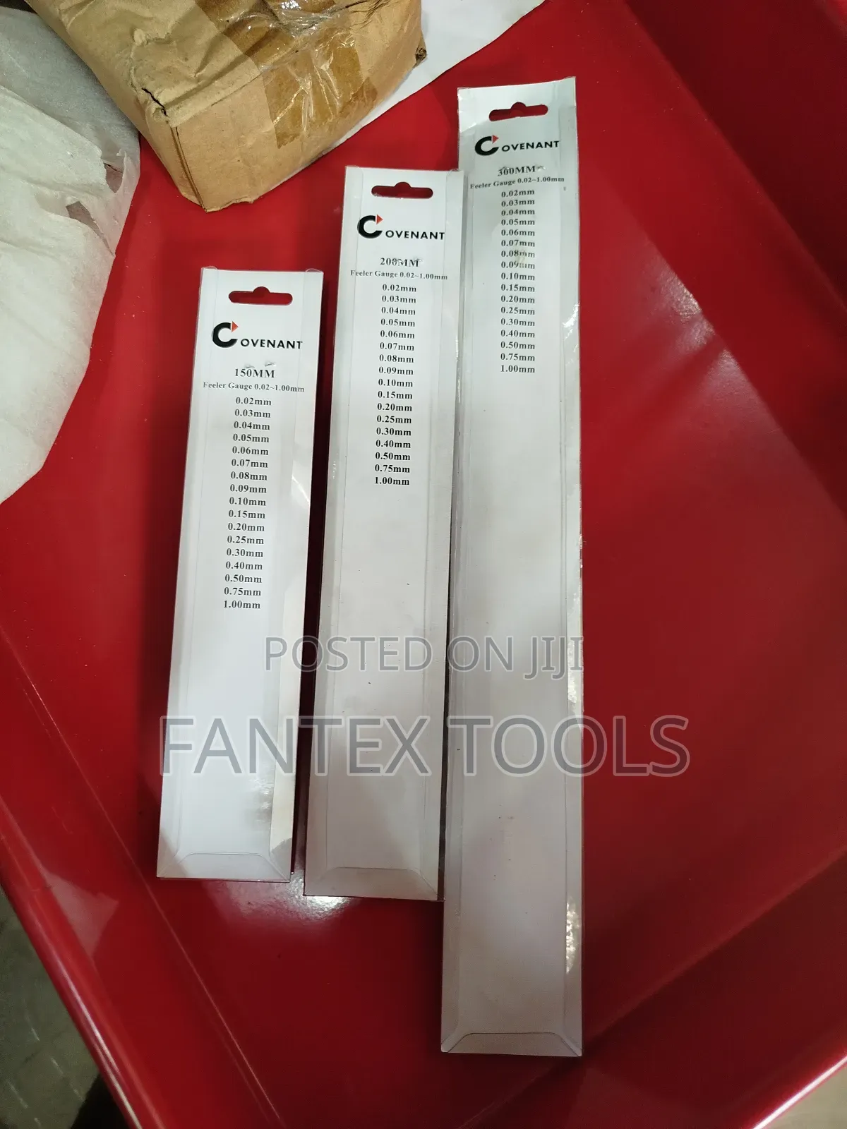 Filler Gauge 6",8",12".