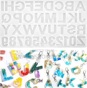 Epoxy Resin Alphabet Mold/Alpha Numeric Resin Mold