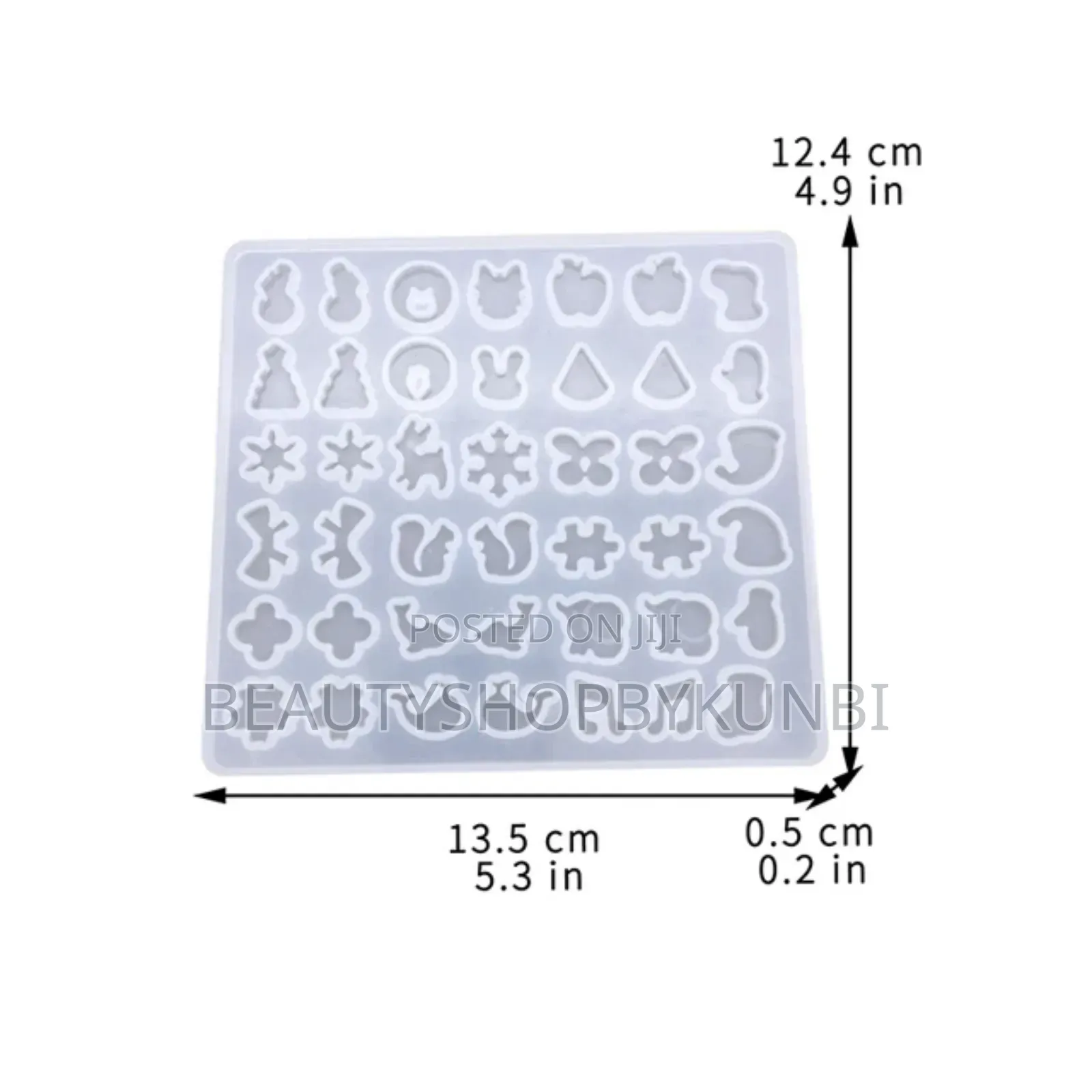 42 Cavity Resin Earrings Pendant Mold
