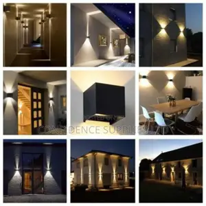Modern Adjustable Square Outdoor Wall Lamp
