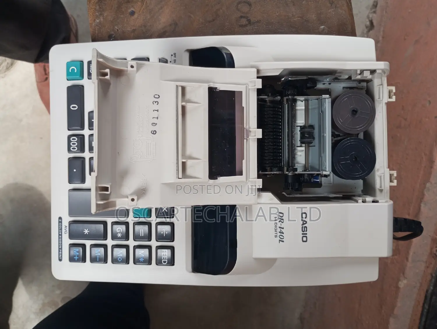 Mini-Casio Electronic Calculator Desktop Printer 14 Digits