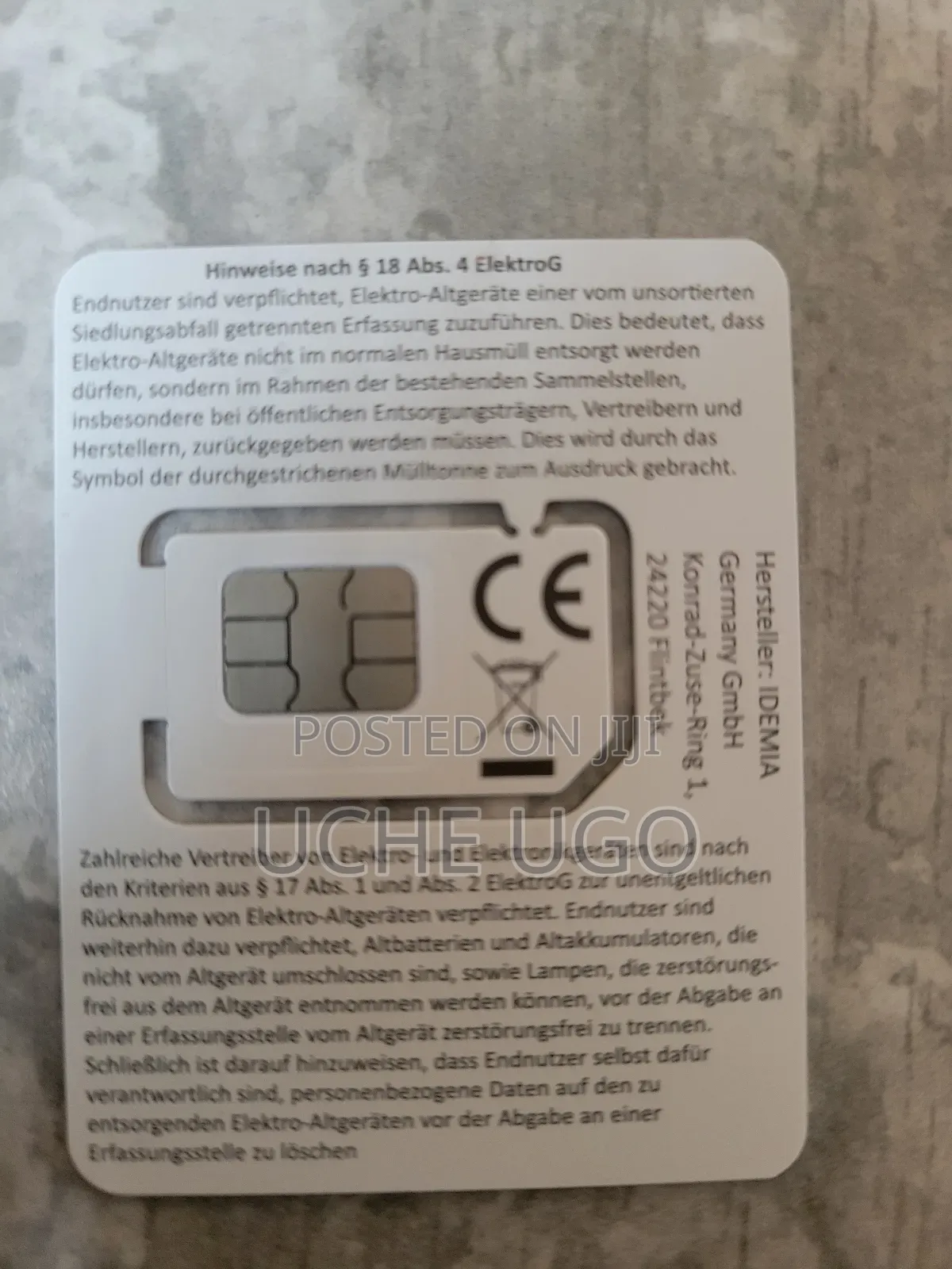 Germany Sim Card. Europe Sim