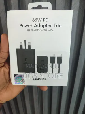 Samsung 65w PD Power Adapter Trio Charger