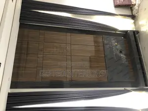 Tv Console With Long Wall Panel and Cladding (Glossy+LED)