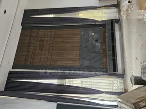 Tv Console With Long Wall Panel and Cladding (Glossy+LED)