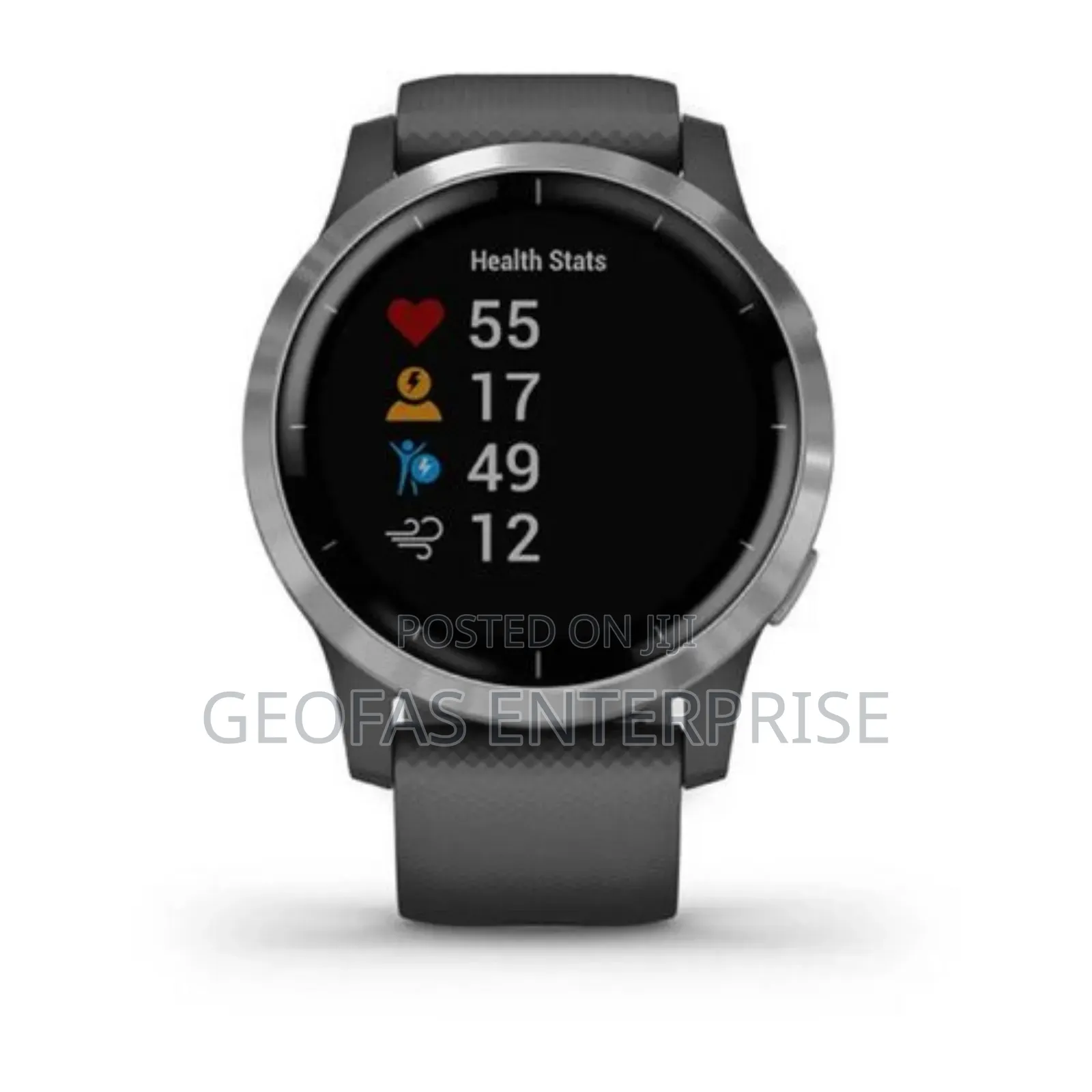 Garmin Vivoactive 4 Shadow Grey With Silver Hardware