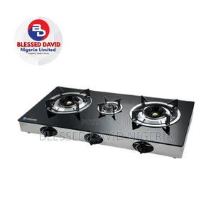 Thermocool 3 Hob Table Gas Burner (Tgc-3ga Glass Trio)