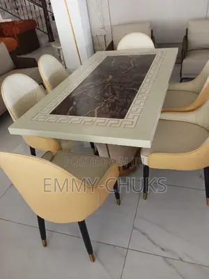 Luxury Interior Executive Marble Dinning Table and Chair