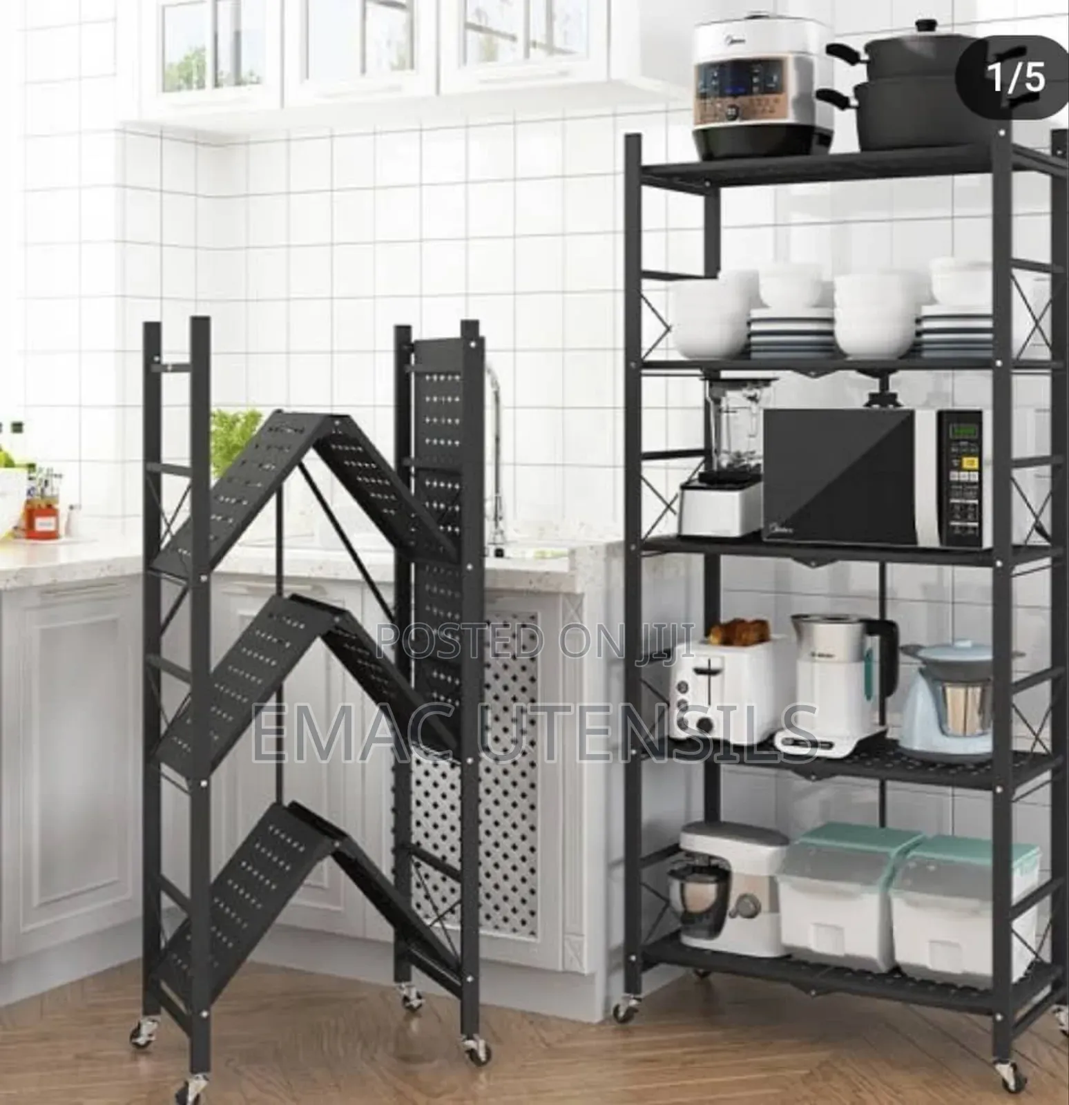 Foldable 
Kitchen Aid 5 LAYERS KITCHEN SHELVES
