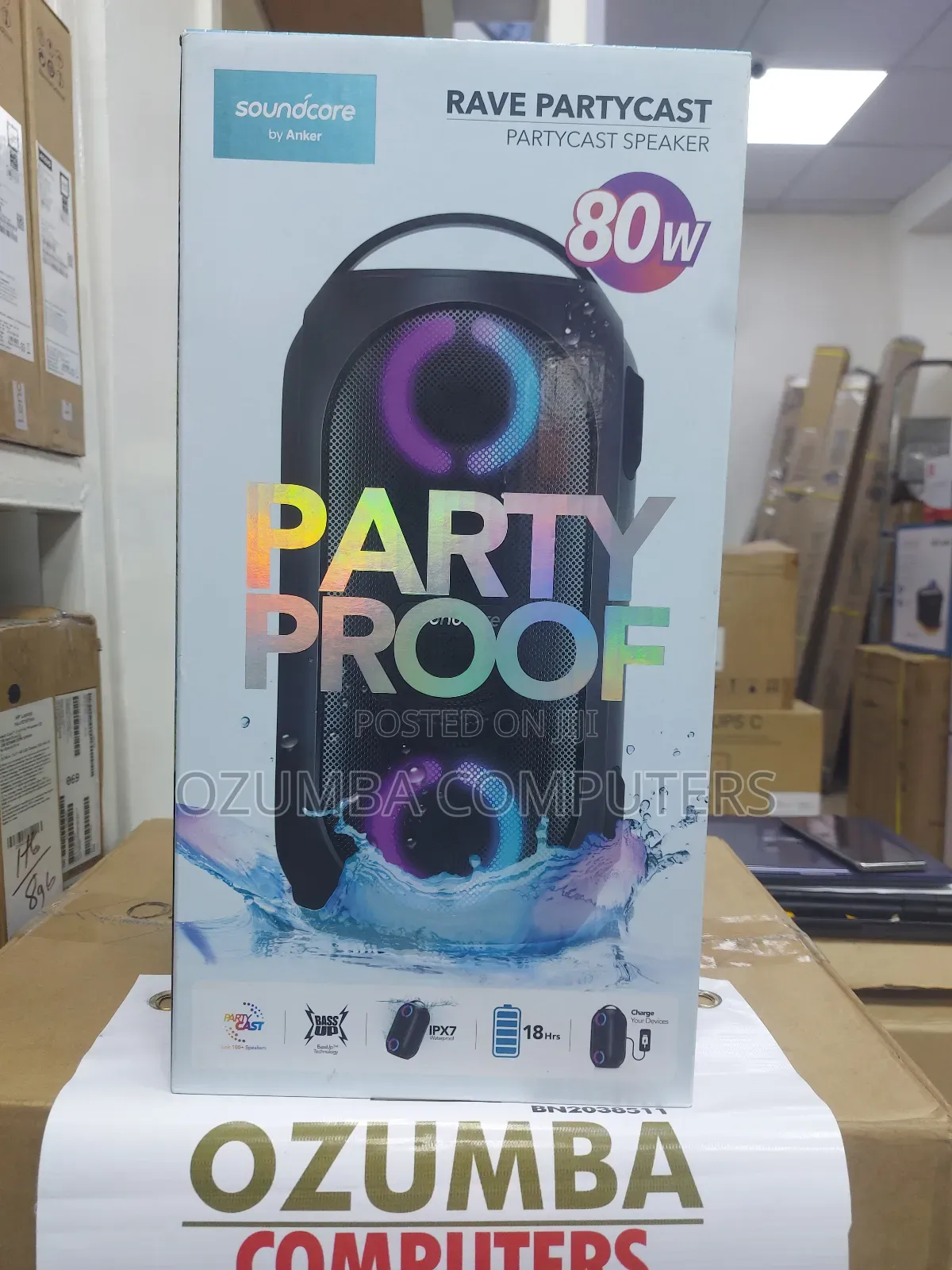Soundcore Rave Partycast 80W Portable Speaker