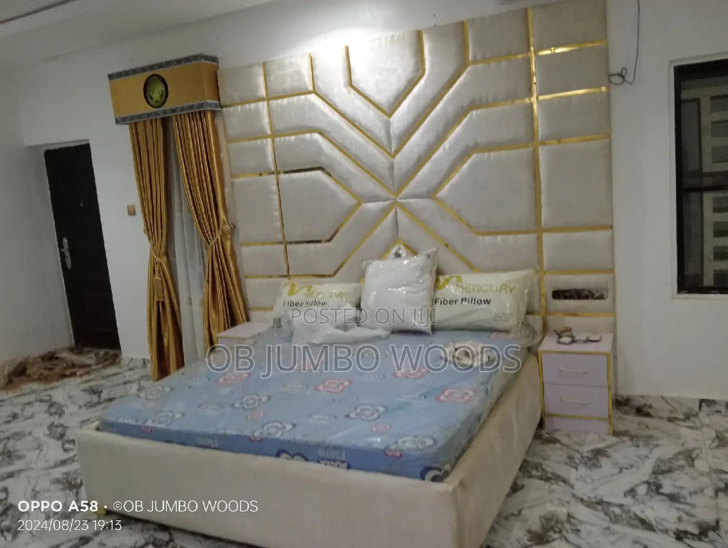 8ft Height 6 by 6 Panel Bedframe