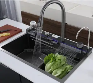 Original Quality Kitchen Sink With Digital Display Copper