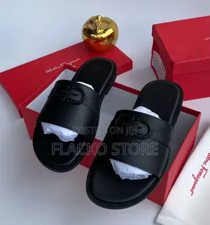 Original Salvatore Ferragamo Leather Slippers
