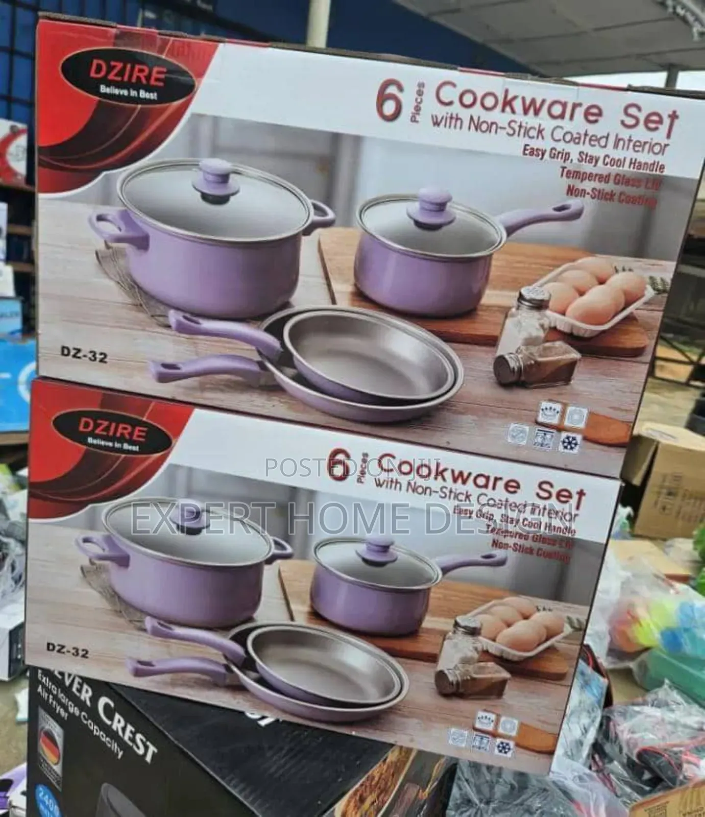 6 Pieces Cookware Set