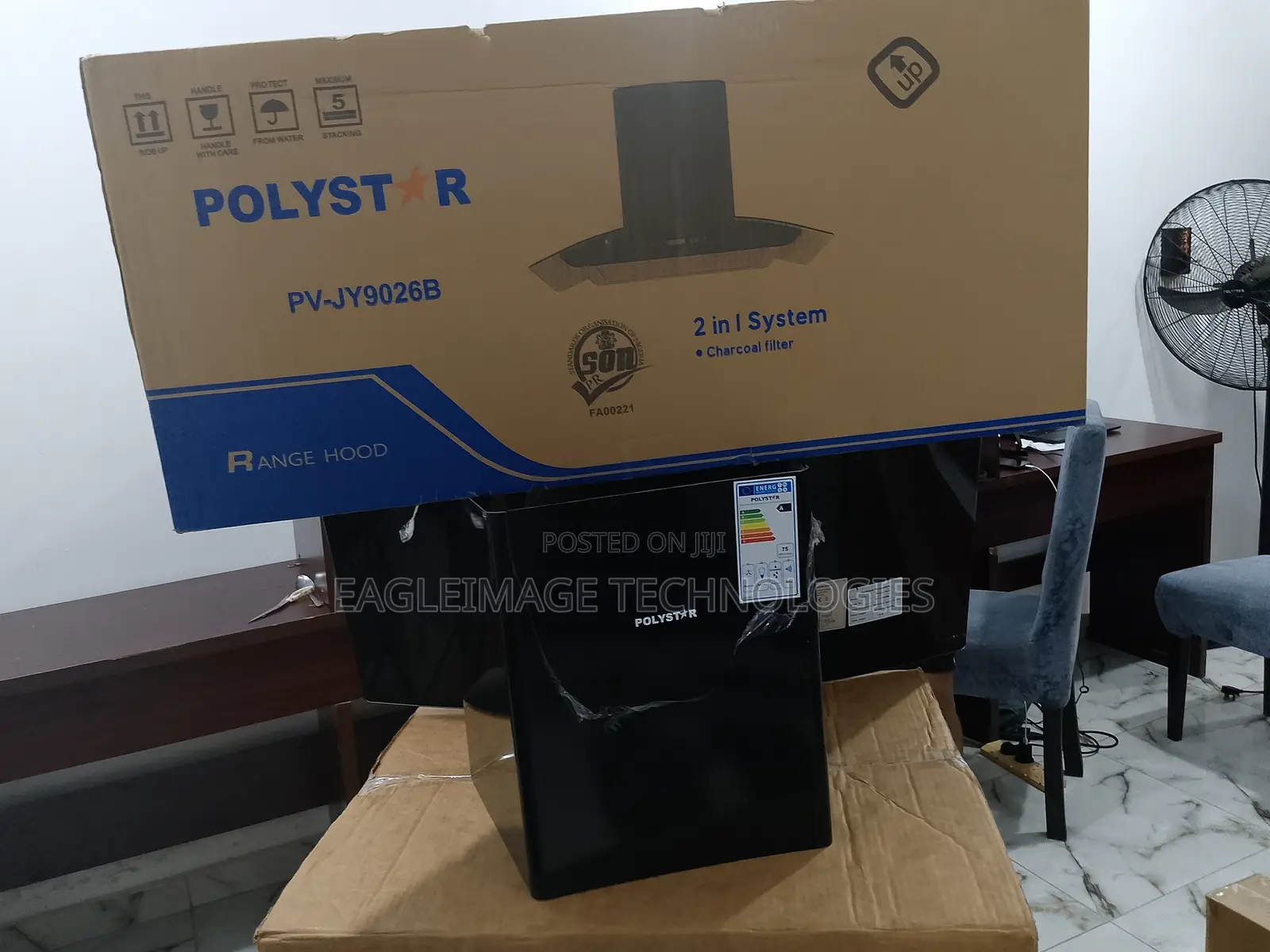 Polystar Smoke Extractor Kitchen Rangehood Pv-Jy9026b