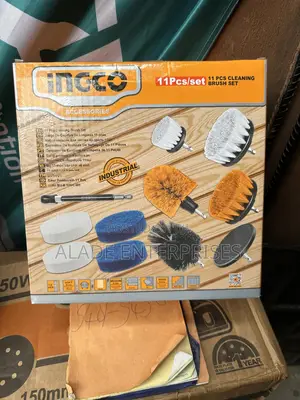 Ingco 11-pieces Cleaning Brush Set